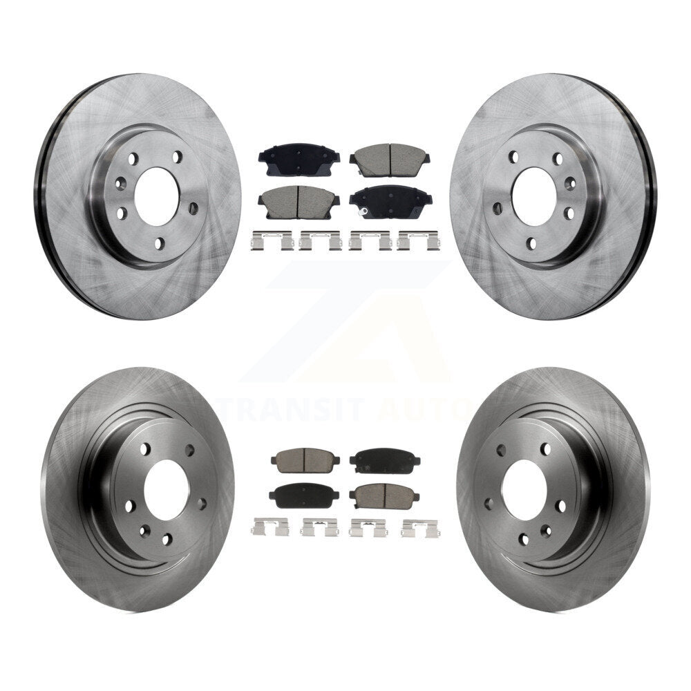 Kit de plaquettes de frein en céramique, Rotors avant et arrière, pour Chevrolet Cruze Buick Verano Orland