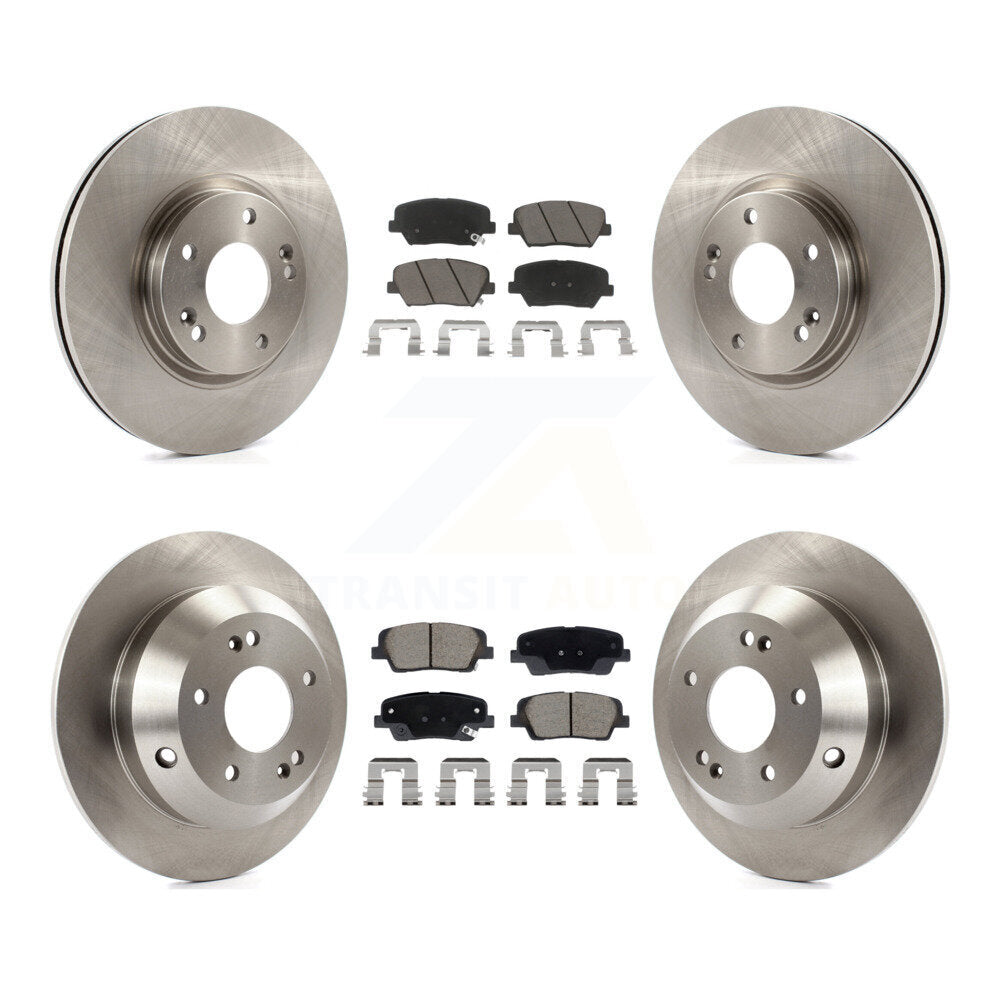 Kit de Rotor de frein à disque avant et arrière et plaquettes en céramique, pour Hyundai Santa Fe Kia Sorent