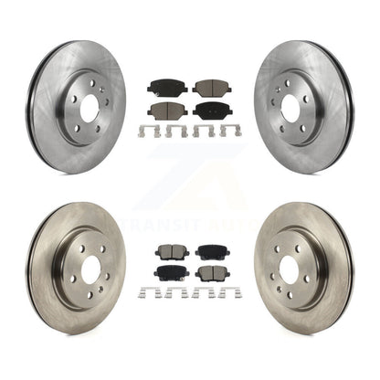 Kit de rotors de frein à disque avant et arrière et plaquettes en céramique pour Cadillac XT4 2019
