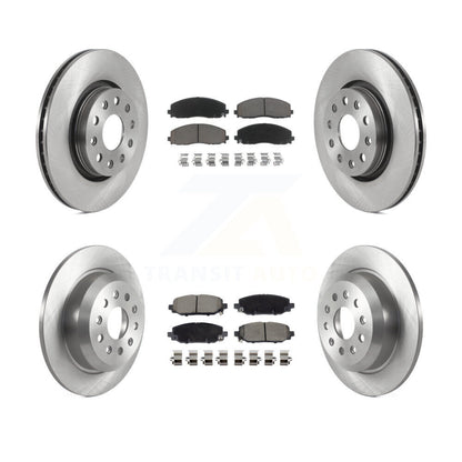 Kit de plaquettes en céramique pour rotors de frein à disque avant et arrière, pour Jeep Wrangler Rubico 2018 – 2020