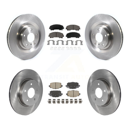 Kit de rotors de frein à disque avant et arrière et plaquettes en céramique pour INFINITI QX50 QX55