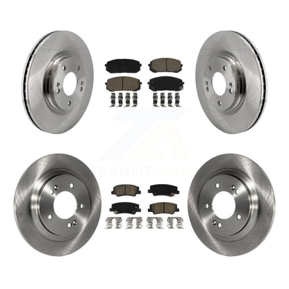 Kit de rotors de frein à disque avant et arrière et plaquettes en céramique, pour Hyundai Sonata Kia Niro EV K