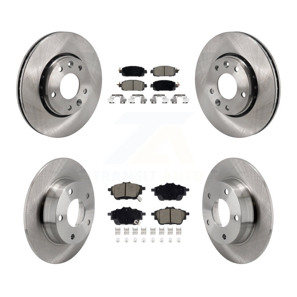 Kit de plaquettes de frein en céramique, Rotors avant et arrière, pour frein arrière à disque Nissan Sentra 20-23