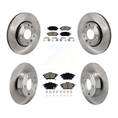 Kit de plaquettes de frein en céramique, Rotors avant et arrière, pour frein arrière à disque Nissan Sentra 20-23