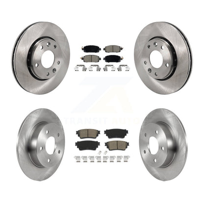 Kit de rotors de frein à disque avant et arrière et plaquettes en céramique pour Nissan Kicks K8C-103434