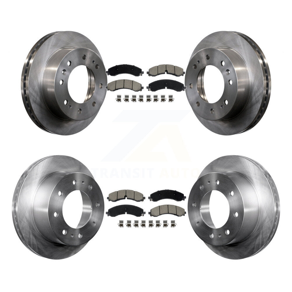 Kit de rotor de frein avant et arrière et plaquettes en céramique, pour GMC Chevrolet Sierra 2500 HD 350