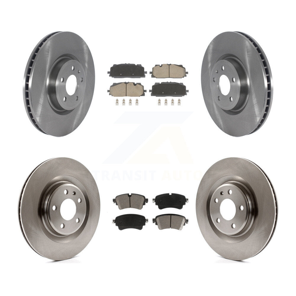 Kit de disques de frein à disque avant et arrière et plaquettes en céramique, pour Audi S5 Sportback S4