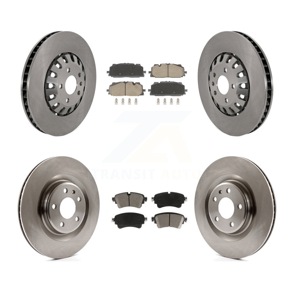 Kit de Rotor de frein à disque avant et arrière et plaquettes en céramique, pour Audi A6 Quattro A7 Sportbac