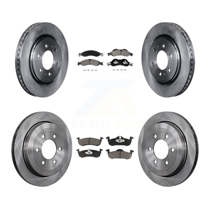 Kit de rotor de frein avant et arrière et plaquettes en céramique pour Ford Expedition Lincoln Navigato