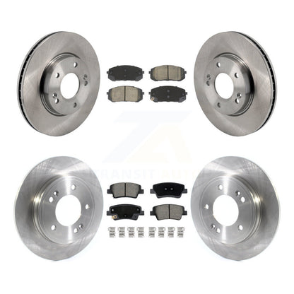 Kit de rotors de frein à disque avant et arrière et plaquettes en céramique pour Hyundai Elantra K8C-10345