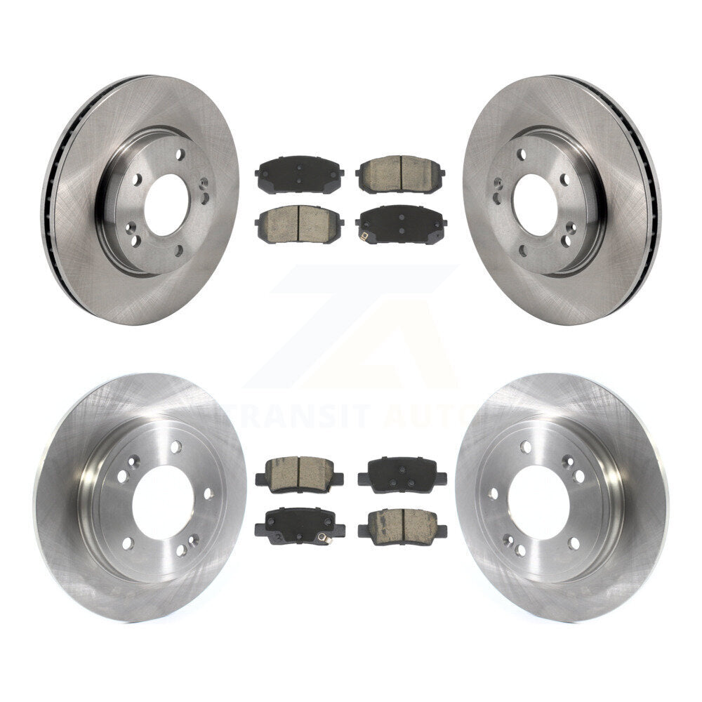 Kit de rotors de frein à disque avant et arrière et plaquettes en céramique pour Hyundai Elantra K8C-10345