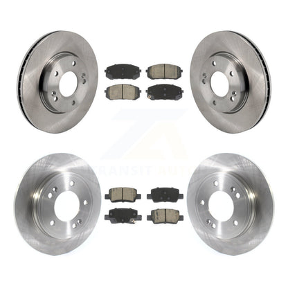 Kit de rotors de frein à disque avant et arrière et plaquettes en céramique pour Hyundai Elantra K8C-10345