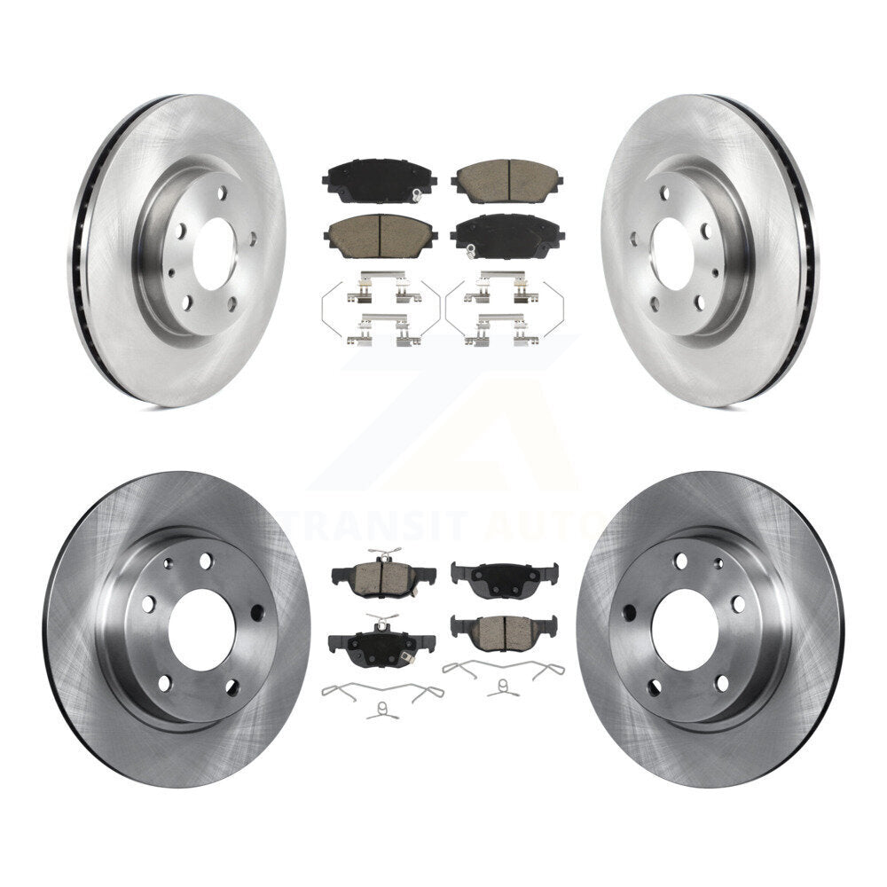 Kit de rotors de frein à disque avant et arrière et plaquettes en céramique pour Mazda CX-30 K8C-103452