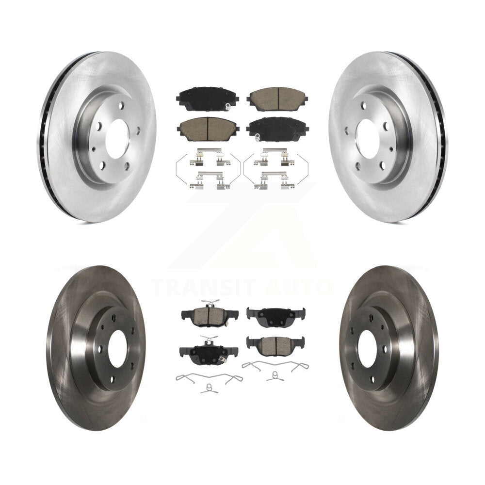 Kit de rotors de frein à disque avant et arrière et plaquettes en céramique pour Mazda CX-30 K8C-103453