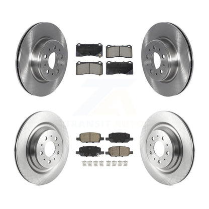 Kit de rotors de frein avant et arrière et plaquettes en céramique pour Tesla 3 avec étrier peint en gris