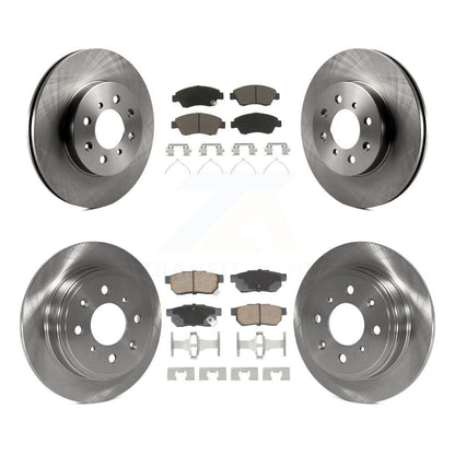 Kit de rotors de frein à disque avant et arrière et plaquettes en céramique pour Honda Civic del Sol