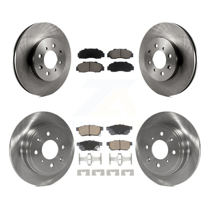 Kit de rotor de frein à disque avant et arrière et plaquettes en céramique pour Acura Integra GS-1992-1993