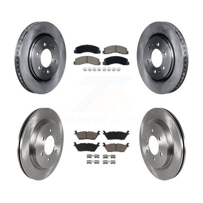 Rotors de frein à disque avant et arrière et Kit de plaquettes en céramique pour Ford F-150 Expedition Lincol