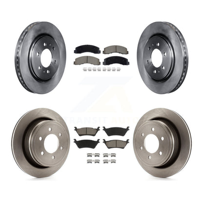 Kit de plaquettes en céramique pour rotors de frein avant et arrière, pour Ford F-150 avec stationnement manuel