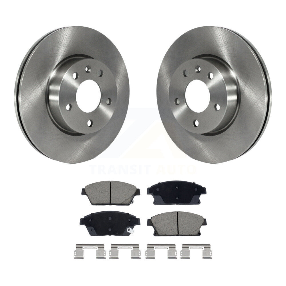 Kit de disques de frein à disque avant et plaquettes en céramique pour Cadillac ATS K8C-103476