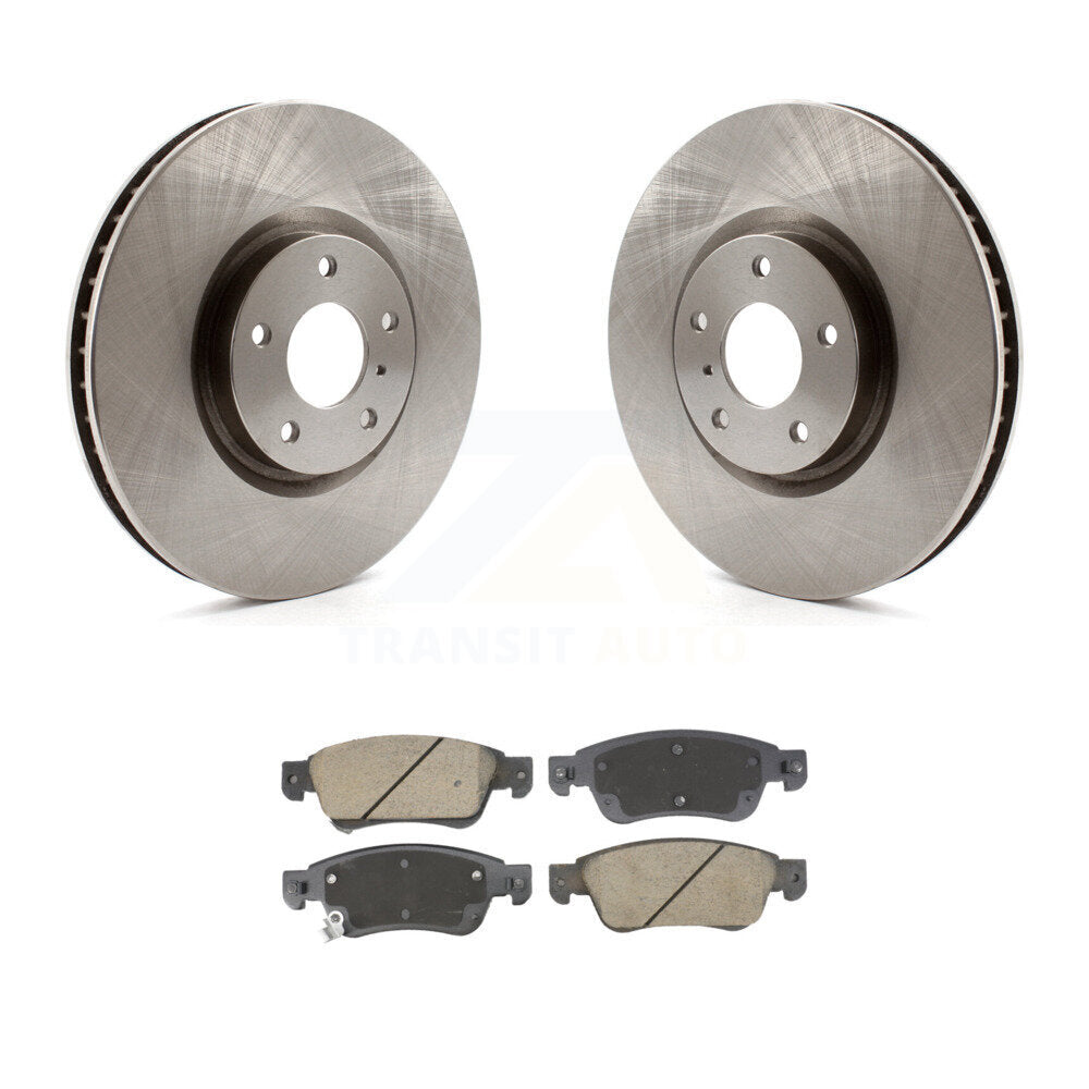 Kit de rotors de frein à disque avant et plaquettes en céramique pour INFINITI G37 G35 Q60 K8C-10347