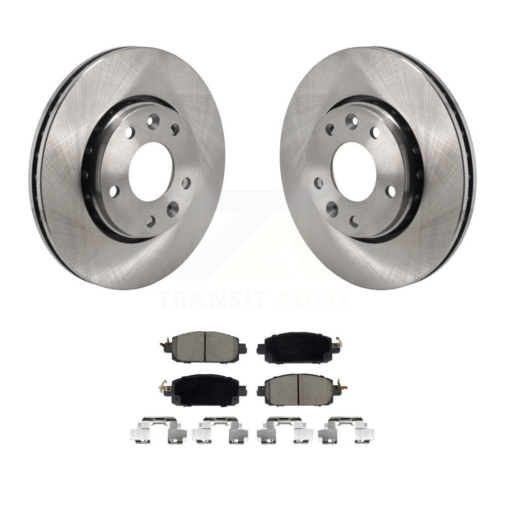 Kit de disques de frein à disque avant et plaquettes en céramique pour Nissan kick Sentra K8C-103492