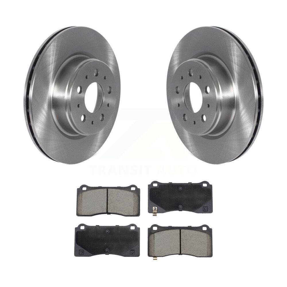 Kit de rotor de frein avant et de plaquettes en céramique pour Tesla 3 17-22 avec étrier peint en gris