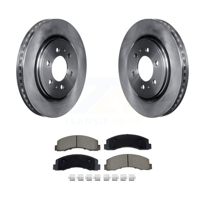 Rotors de frein avant et kit de plaquettes en céramique pour Ford F-150 Expedition Lincoln Navigato