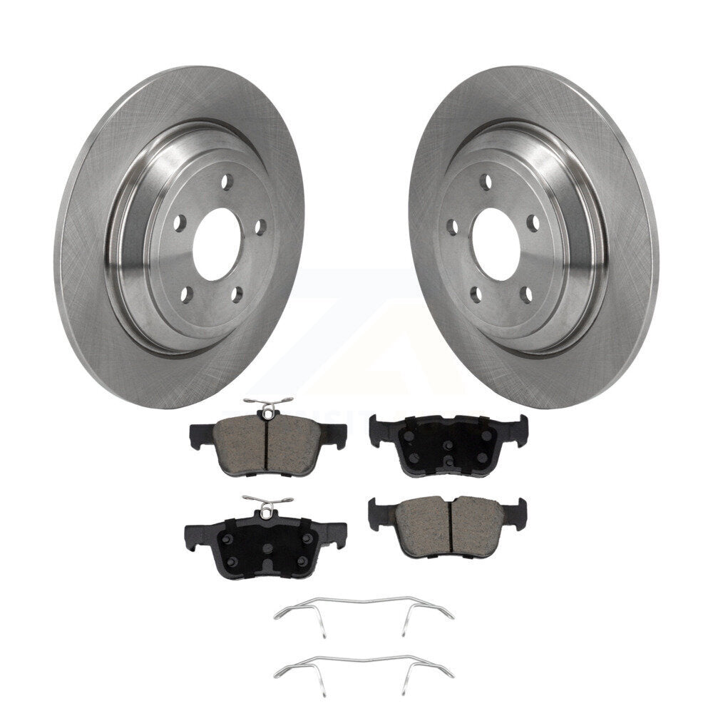 Rotors de frein arrière et Kit de plaquettes en céramique pour Ford Escape Bronco Sport Lincoln Corsai