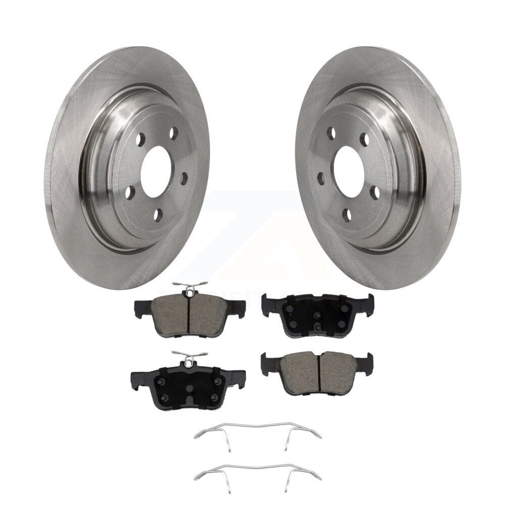 Kit de disques de frein à disque arrière et de plaquettes en céramique pour Ford Maverick 2022 – 2023