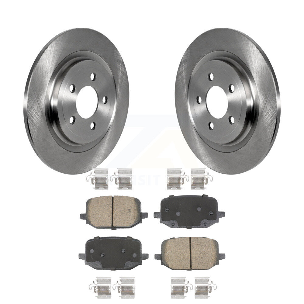 Rotors de frein à disque arrière et kit de plaquettes en céramique pour Ford Explorer 2022-2024 3.0L/2.3