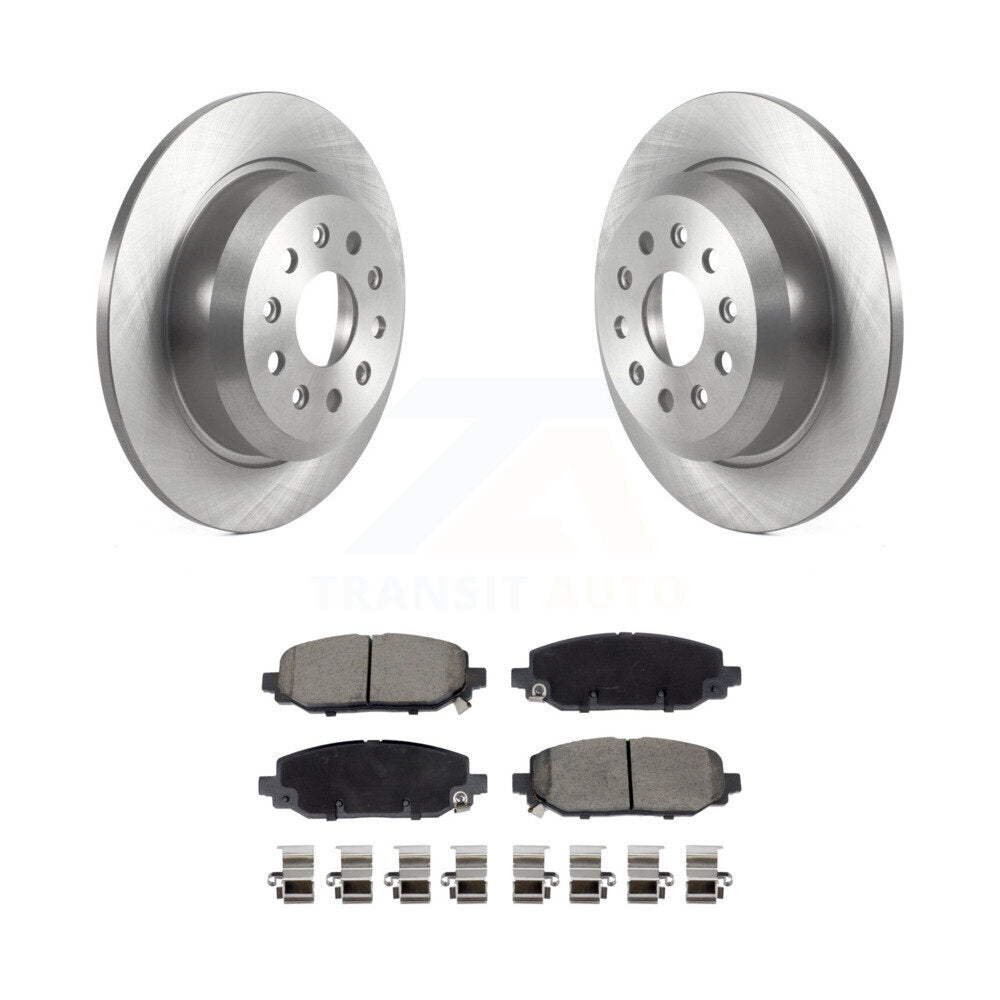 Kit de rotors de frein à disque arrière et de plaquettes en céramique pour Jeep Wrangler Rubicon 2018 – 2020