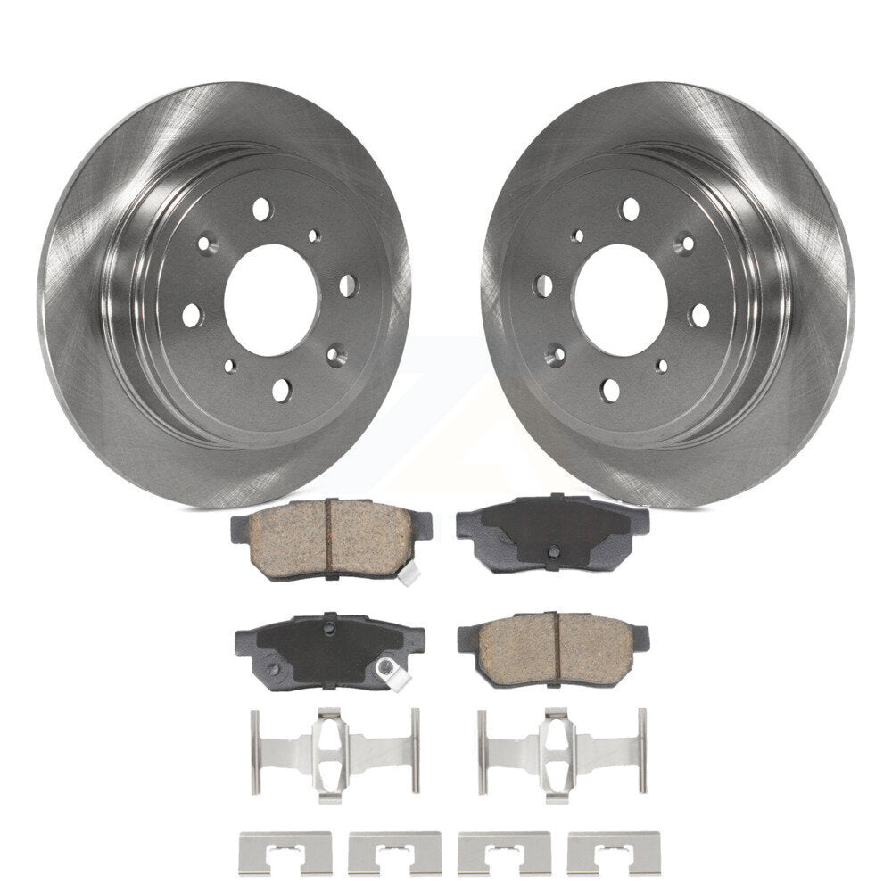 Kit de rotor de frein arrière et de plaquettes en céramique pour Honda Civic Acura Integra del Sol Prelud