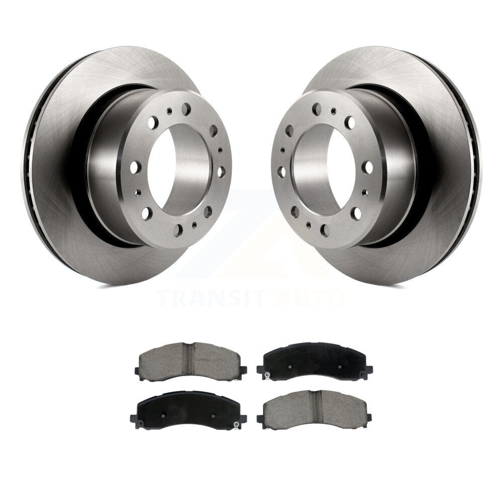 Kit de rotors de frein à disque arrière et plaquettes en céramique pour Ram 2500 3500 K8C-103538