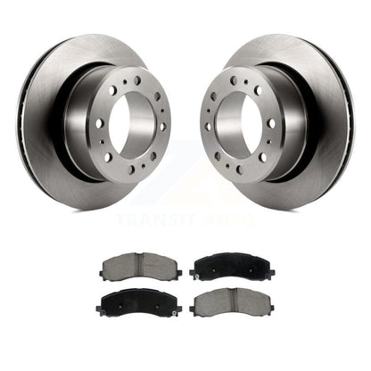 Kit de rotors de frein à disque arrière et plaquettes en céramique pour Ram 2500 3500 K8C-103538
