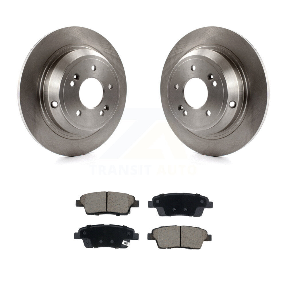 Rotors de frein à disque arrière et kit de plaquettes en céramique pour Genesis G80 2018-2020 3,8 L 5,0 L