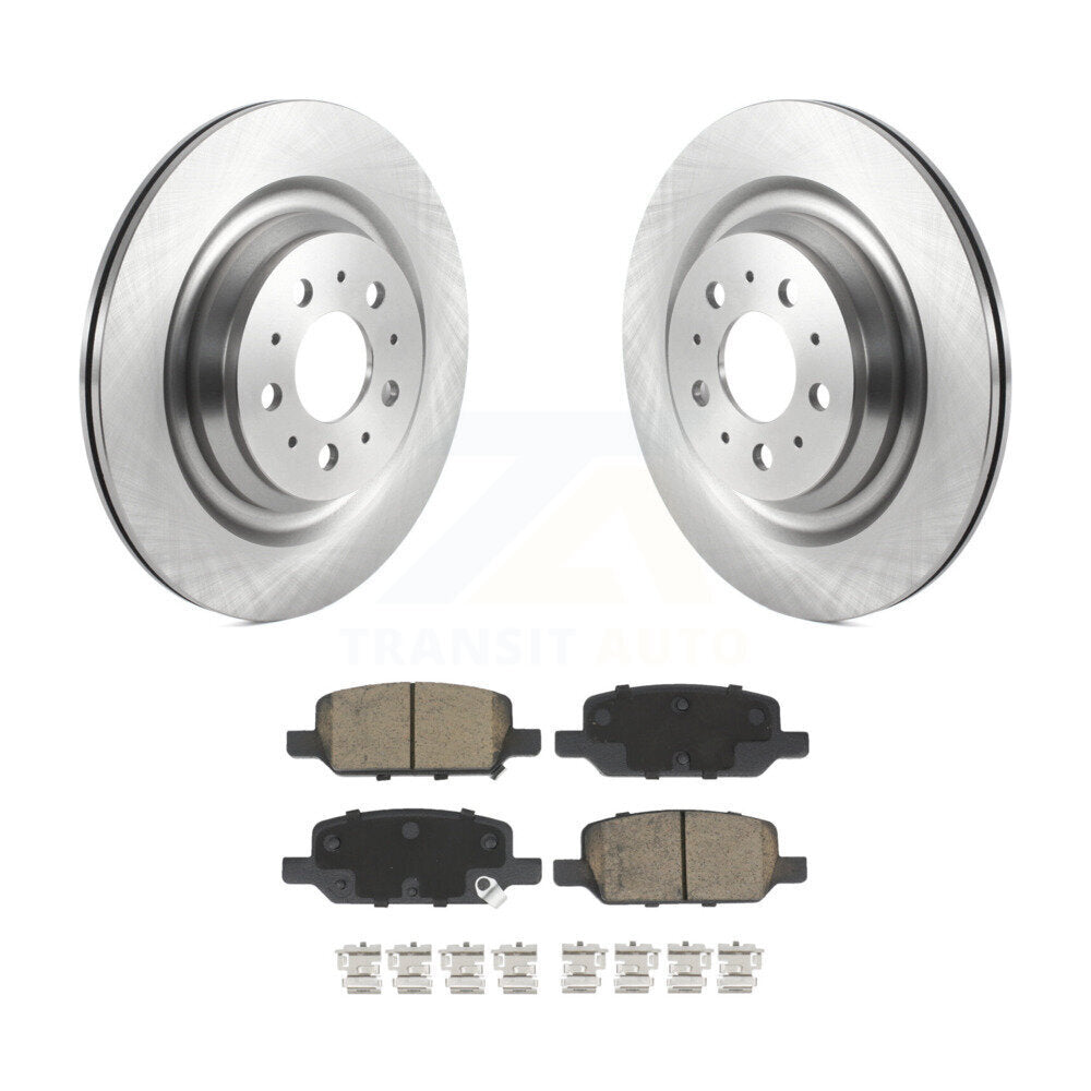 Kit de disques de frein arrière et de plaquettes en céramique pour Tesla 3 17-22 avec étrier peint en gris