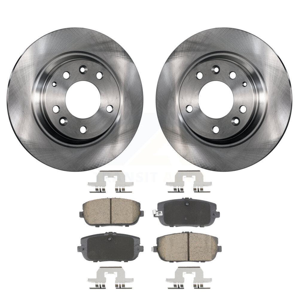 Kit de rotors de frein à disque arrière et plaquettes en céramique pour Mazda MX-5 Miata 2006-2015