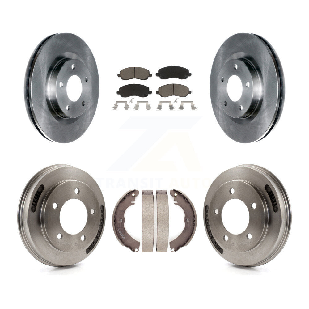 Kit de tambour en céramique pour Rotors de frein avant et arrière, pour Mitsubishi Lancer GT 2008 – 2009