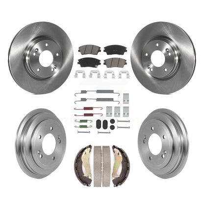 Kit de tambour de tampon en céramique de Rotor de frein avant et arrière (7 pièces) pour Hyundai Elantra 1.6 17-20