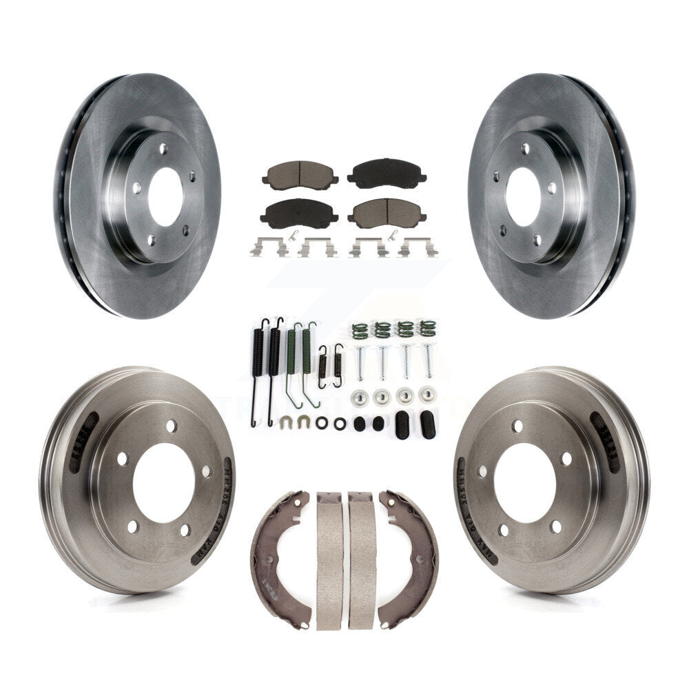 Kit de tambour à plaquettes en céramique pour Rotor de frein avant et arrière (7 pièces) pour Mitsubishi Lancer GT 2008