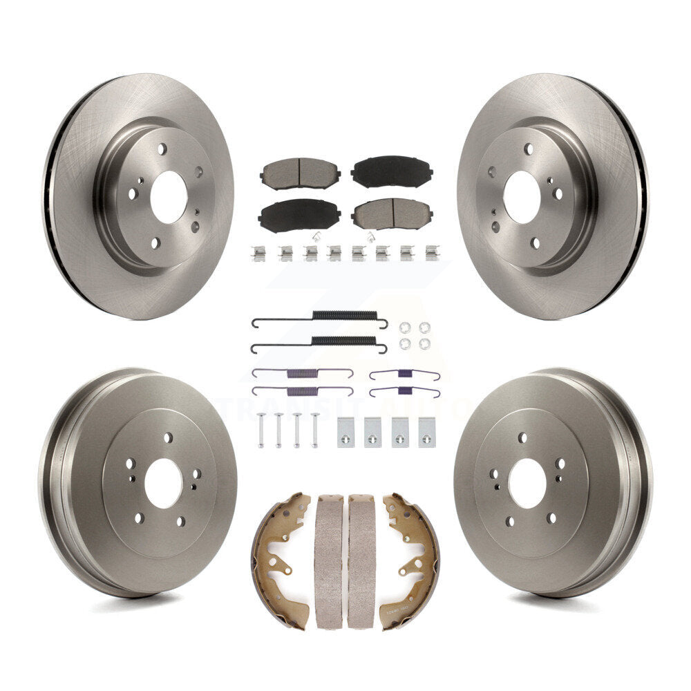 Kit de tambour de plaquettes en céramique de rotors de frein avant et arrière (7 pièces) pour Suzuki Grand Vitar 06-08