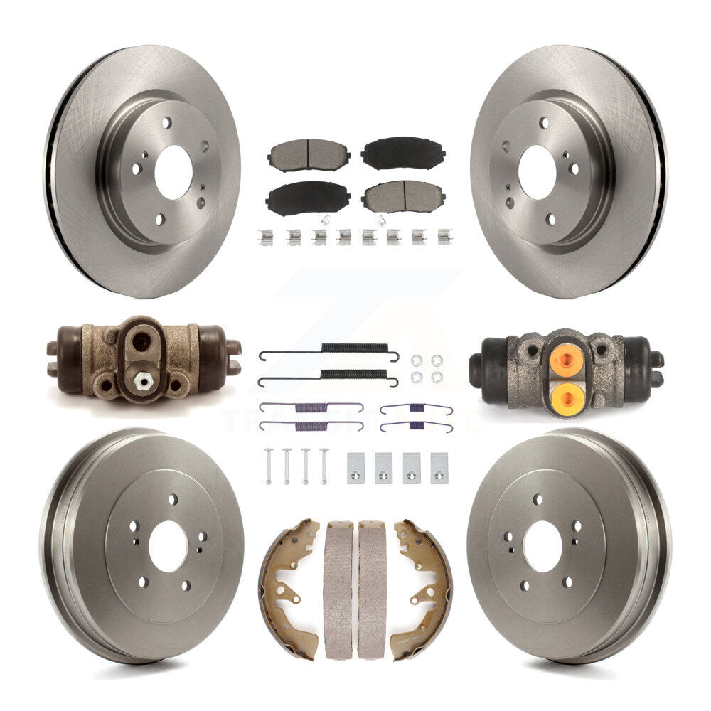 Kit de plaquettes et tambours en céramique pour rotor de frein avant et arrière (9 pièces) pour Suzuki Grand Vitar 2008