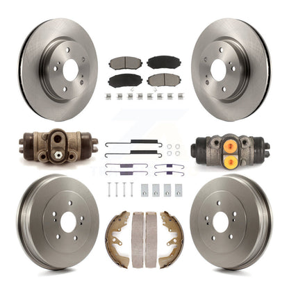 Kit de plaquettes et tambours en céramique pour rotor de frein avant et arrière (9 pièces) pour Suzuki Grand Vitar 2008
