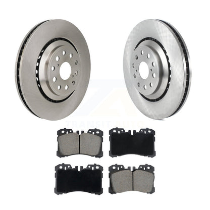 Rotors de frein à disque avant et Kit de plaquettes en céramique pour Lexus LS460 LS500 LS600h LS500
