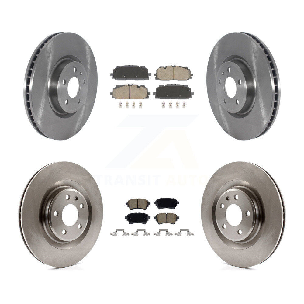 Kit de rotors de frein à disque avant et arrière et plaquettes en céramique, pour Audi S5 SQ5 Sportback S4