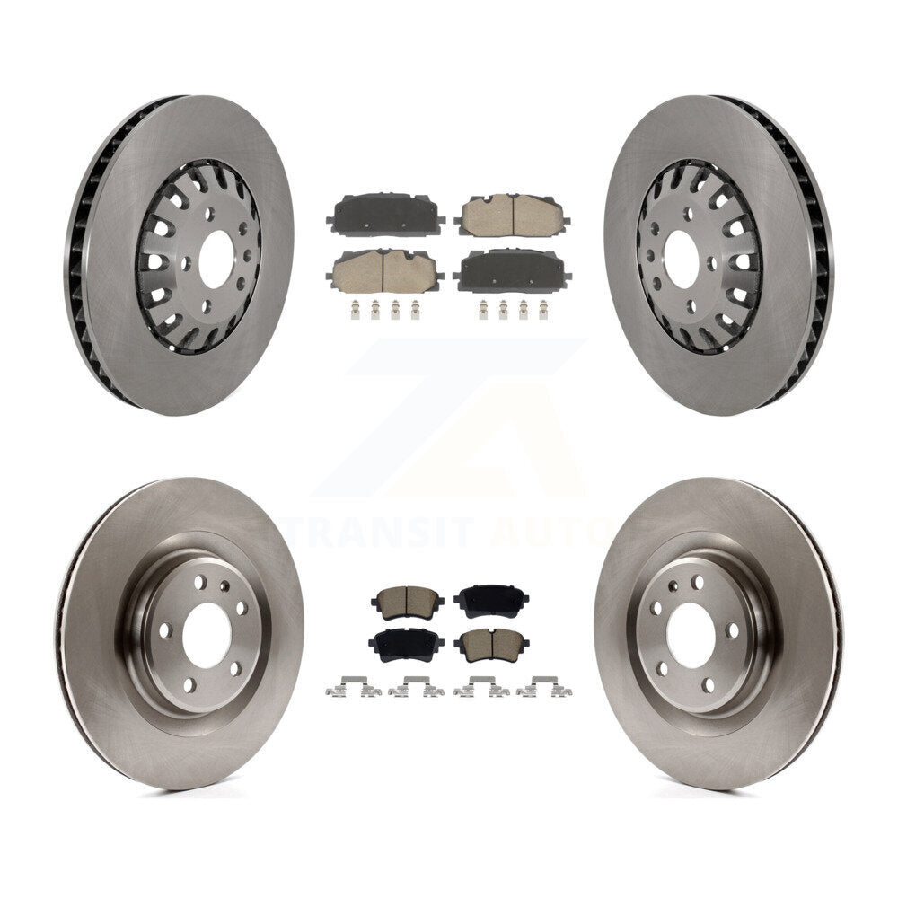 Kit de Rotor de frein à disque avant et arrière et plaquettes en céramique, pour Audi A6 Quattro A7 Sportbac