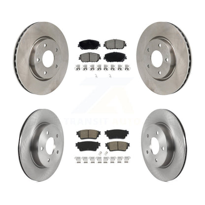 Kit de rotors de frein à disque avant et arrière et plaquettes en céramique pour Nissan Rogue K8C-103590