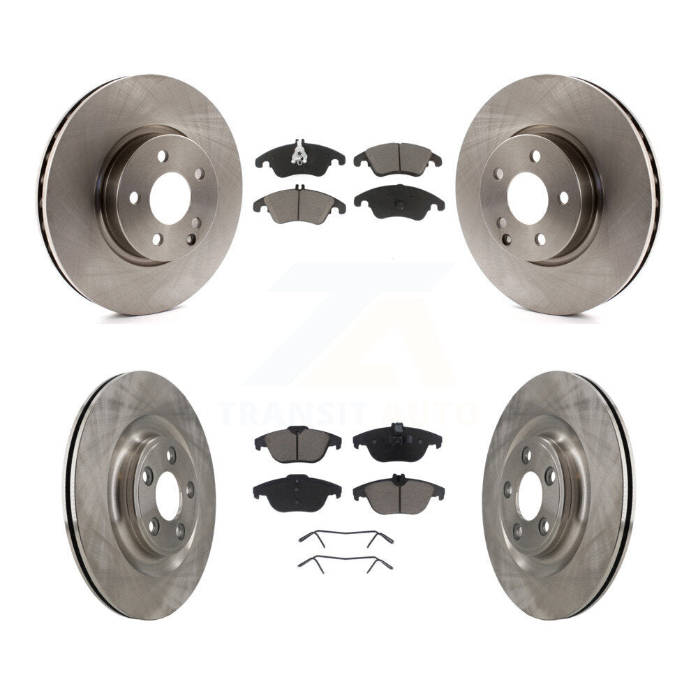 Kit de rotors de frein à disque avant et arrière et plaquettes en céramique pour Mercedes-Benz E400
