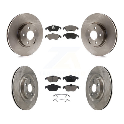 Kit de rotors de frein à disque avant et arrière et plaquettes en céramique pour Mercedes-Benz E400